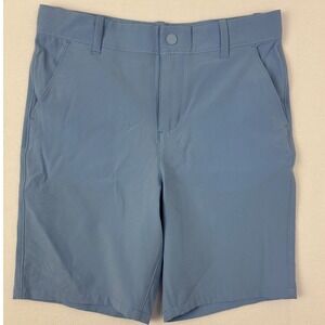 Janie and Jack Boys Light Blue Tech Golf Shorts Size 12 Adjustable Waistband